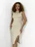 Vestido Feminino Midi em Ribana Regata Gola Adriele Ref. 1227 - comprar online