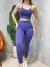 Conjunto Fitness em Poliamida Top Alça Fina e Calça Levanta Bumbum Lavinia Ref. 1571 na internet