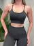 Imagem do Conjunto Fitness em Poliamida Top Alça Fina e Calça Levanta Bumbum Lavinia Ref. 1571