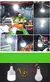 1pc ao ar livre usb recarregável lâmpadas led 60w luz de emergência gancho up. - loja online