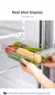 Caixa de armazenamento de ovos para geladeira, estilo gaveta, comida, frutas, ovo. - loja online