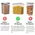Conjunto de recipientes de alimentos para cozinha, 7 peças, sem BPA, caixa de armazenamento hermética de plástico - comprar online