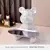 Estátua de urso inovador com bandeja de armazenamento, cofrinho revestido de cerâmica. - comprar online