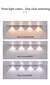 Wireless Ultra Thin LED Night Light Sensor de Movimento USB LED Wine cooler Luz para armário de cozinha. - Lar ideal
