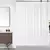 Cortina de chuveiro transparente à prova d'água, cortinas de banho de plástico branco. na internet