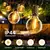 Solar String Lights com lâmpadas LED inquebráveis, intempéries penduradas luzes, luzes ao ar livre do pátio. na internet