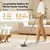 Vassoura elétrica portátil portátil, máquina de limpeza de carpetes, esfregão elétrico sem fio, recarregável, esfregão rotativo.