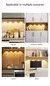 Wireless Ultra Thin LED Night Light Sensor de Movimento USB LED Wine cooler Luz para armário de cozinha. - loja online