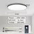 MARPOU Lâmpada de teto inteligente lâmpada LED para quarto luzes de teto com controle remoto. na internet