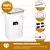 Conjunto de recipientes de alimentos para cozinha, 7 peças, sem BPA, caixa de armazenamento hermética de plástico