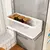 Imagem do 1 peça cozinha geladeira armazenamento lateral prateleira de armazenamento magnético.
