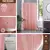 Cortina de chuveiro transparente à prova d'água, cortinas de banho de plástico branco. na internet