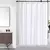 Cortina de chuveiro transparente à prova d'água, cortinas de banho de plástico branco. - comprar online