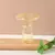 Vaso de vidro cogumelo transparente, garrafa de aromaterapia, vaso pequeno para casa - Lar ideal