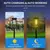 Luz solar de tungstênio para gramado ao ar livre LED luz de tungstênio ao ar livre á prova d´água.