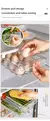 Caixa de armazenamento de ovos para geladeira, estilo gaveta, comida, frutas, ovo. - comprar online
