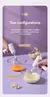 Misturador de alimentos elétrico sem fio portátil, 3 velocidades, batedor de ovos, massa de cozimento, bolo, creme, leite. - Lar ideal