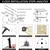 Criativo sem moldura diy relógio de parede mecanismo luz da noite setas decalque. - comprar online