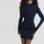 Mini Vestido Preto Feminino - Outono, Streetwear Sexy e Elegante! - comprar online