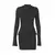 Imagem do Mini Vestido Preto Feminino - Outono, Streetwear Sexy e Elegante!