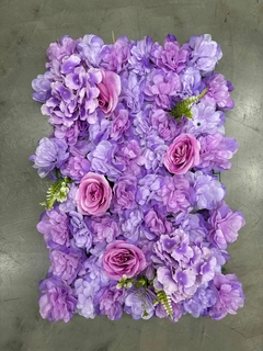 Plancha de flores con detalles verdes - Importadora Nico