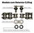Kit Relação Transmissão Scud C/ Retentor 160 Titan Fan Start