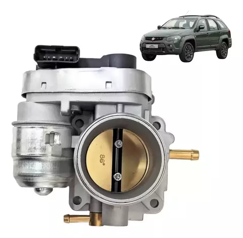 CORPO DE BORBOLETA FIAT DOBLO 1.8 8V PALIO 1.8 8V SIENA 1.8 8V 93313785 SMG00202 - comprar online