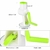 Cortador De Vegetales Rotativo Manual 4 En 1 - comprar online