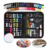 Set Estuche Costura 128 Piezas Kit Agujas Costurero Tijeras en internet