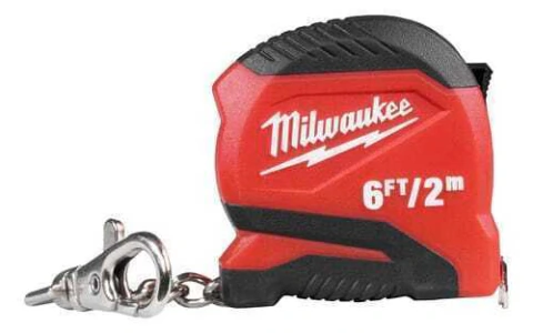 Flexómetro Tipo Llavero De Plástico 2m Milwaukee 48221706f