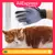 Luva Para Animais De Estimação Gato Cão Escova Removedor Cabelo Solto Deshedd