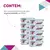 KIT 10 Potes de Vidro Retangular com Tampa Hermética 370ml na internet