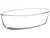 Assadeira de Vidro Oval Marinex - ponto total