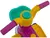 Triciclo Infantil com Empurrador Play Trike Maral