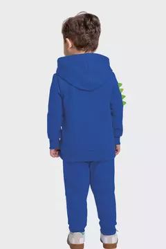 Conjunto Moletom com Capuz Infantil Menino Fakini Azul - comprar online