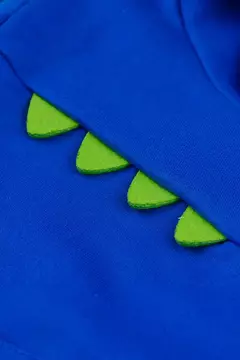 Conjunto Moletom com Capuz Infantil Menino Fakini Azul - Fantástico mundo