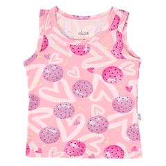 Blusa Regata Bebê Elian Cotton Estampada