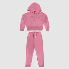 Conjunto Infantil Malwee Blusão E Calça Moletom Botonê - Fantástico mundo