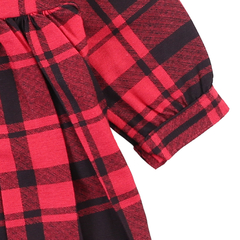 Vestido Bebê Din Don Xadrez Gola Sianinha na internet