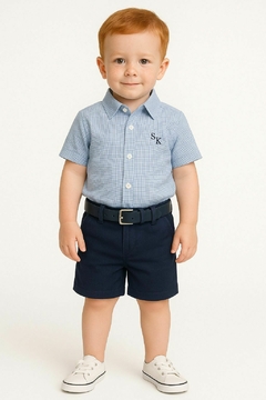 Conjunto xadrez azul
