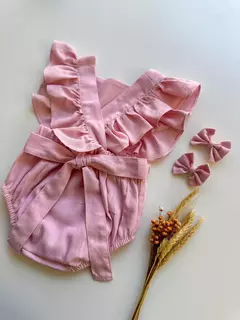 Body bombom rosa bebê na internet