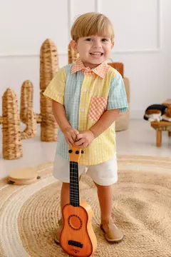 Camisa arco íris vichy - comprar online