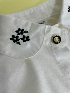 Conjunto camisa detalhes e shorts preto - loja online