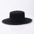 Imagem do Autumn And Winter New Fashion All-match Flat Top Woolen Bowler Hat