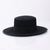 Autumn And Winter New Fashion All-match Flat Top Woolen Bowler Hat - Fast shop