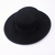 Autumn And Winter New Fashion All-match Flat Top Woolen Bowler Hat - comprar online