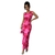 European And American Printed Sleeveless Straight Temperament Dress - comprar online