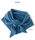 100 Pure Cashmere Knitted Outerwear Small Shawl Korean Men And Women na internet