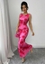 European And American Printed Sleeveless Straight Temperament Dress - loja online