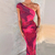 New European And American Plaid Waist Tight Sexy Backless Spaghetti Straps Dress Women - loja online